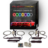 Chevrolet Camaro RS V.3 Color Change Headlight & Foglight Halo Kit 2010-2013