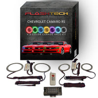 Chevrolet Camaro RS V.3 Color Change Headlight & Foglight Halo Kit 2010-2013