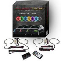 Chevrolet Cobalt V.3 Fusion Color Change LED Halo Headlight Kit 2005-2010