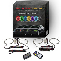 Chevrolet Cobalt V.3 Fusion Color Change LED Halo Headlight Kit 2005-2010