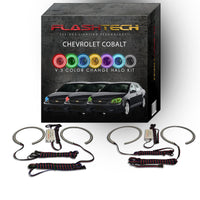 Chevrolet Cobalt V.3 Fusion Color Change LED Halo Headlight Kit 2005-2010