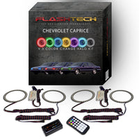 Chevrolet Caprice V.3 Fusion Color Change LED Halo Headlight Kit 1991-1996