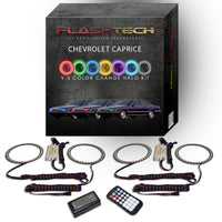 Chevrolet Caprice V.3 Fusion Color Change LED Halo Headlight Kit 1991-1996