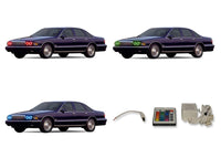 Chevrolet Caprice V.3 Fusion Color Change LED Halo Headlight Kit 1991-1996