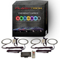 Chevrolet Caprice V.3 Fusion Color Change LED Halo Headlight Kit 1991-1996