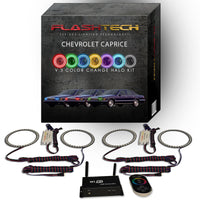 Chevrolet Caprice V.3 Fusion Color Change LED Halo Headlight Kit 1991-1996