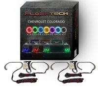 Chevrolet Colorado V.3 Fusion Color Change LED Halo Headlight Kit 2004-2012