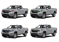 Chevrolet Colorado Projector V.3 Fusion Color Change LED Halo Headlight Kit 2015-2016