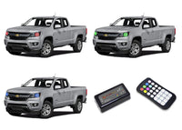 Chevrolet Colorado Projector V.3 Fusion Color Change LED Halo Headlight Kit 2015-2016