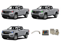 Chevrolet Colorado Projector V.3 Fusion Color Change LED Halo Headlight Kit 2015-2016