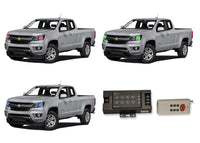 Chevrolet Colorado Projector V.3 Fusion Color Change LED Halo Headlight Kit 2015-2016