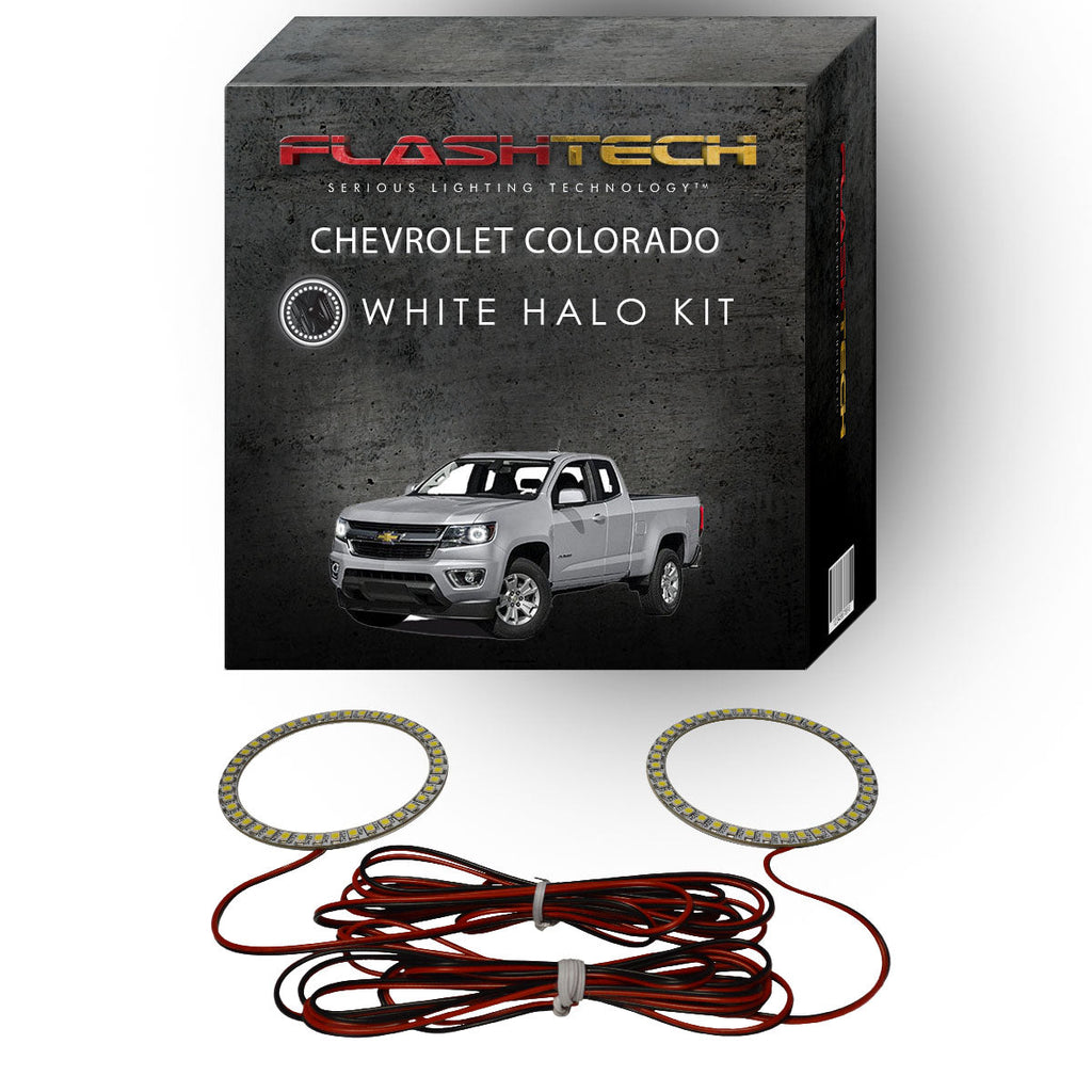 Chevrolet Colorado Projector White LED Halo Headlight Kit 2015-2016