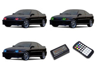 Chevrolet Cavalier V.3 Fusion Color Change LED Halo Headlight Kit 2000-2002