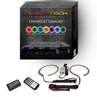 Chevrolet Cavalier V.3 Fusion Color Change LED Halo Headlight Kit 2000-2002