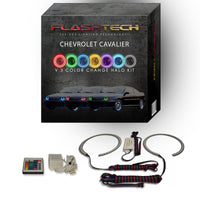 Chevrolet Cavalier V.3 Fusion Color Change LED Halo Headlight Kit 2000-2002