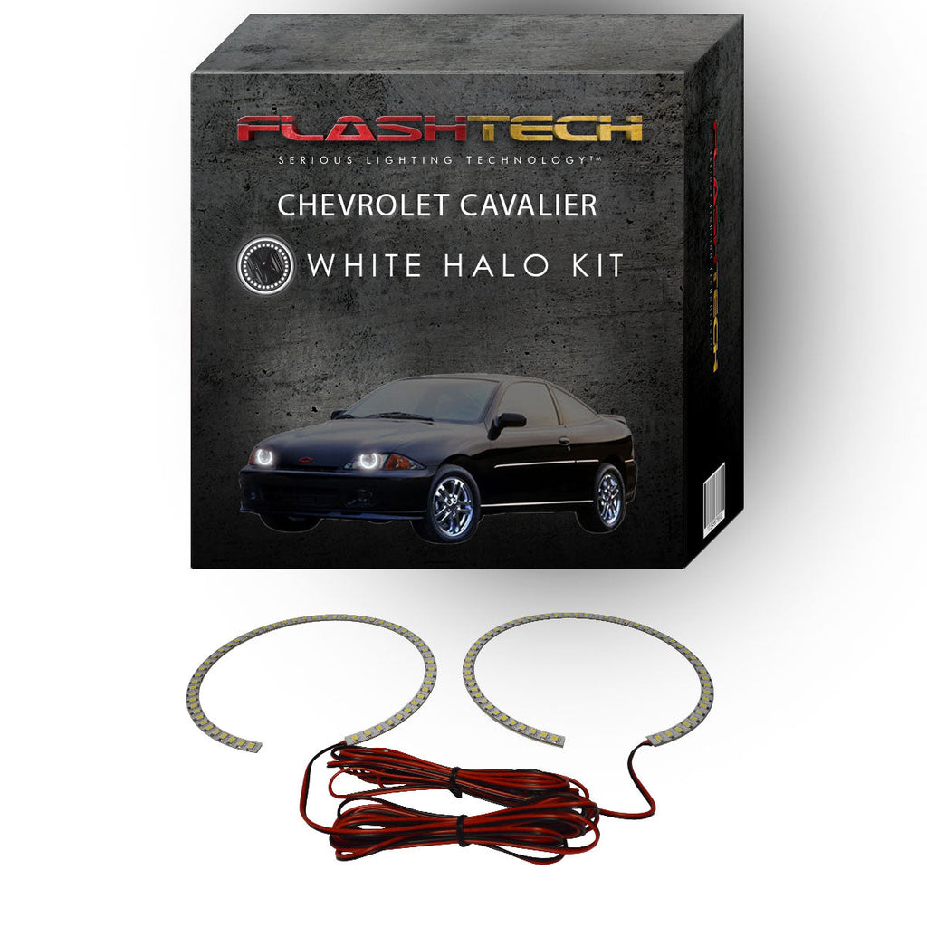 Chevrolet Cavalier White LED Halo Headlight Kit 2000-2002