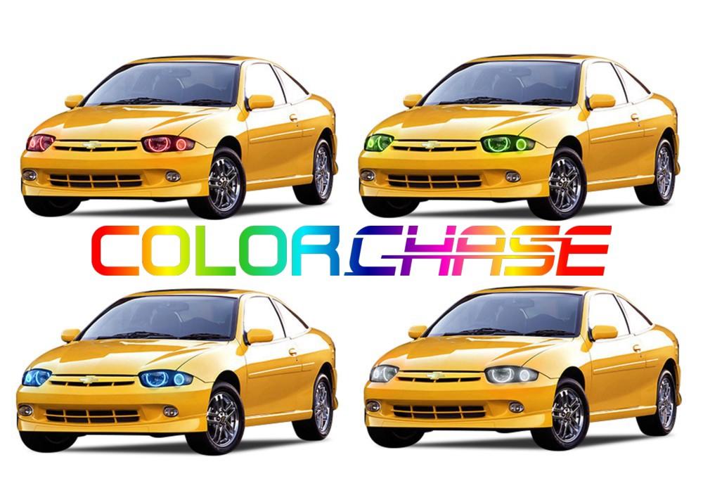 Chevrolet Cavalier ColorChase LED Halo Headlight Kit 2003-2005