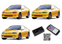 Chevrolet Cavalier V.3 Fusion Color Change LED Halo Headlight Kit 2003-2005