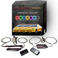 Chevrolet Cavalier V.3 Fusion Color Change LED Halo Headlight Kit 2003-2005
