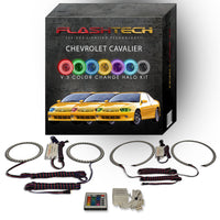 Chevrolet Cavalier V.3 Fusion Color Change LED Halo Headlight Kit 2003-2005