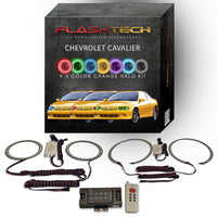 Chevrolet Cavalier V.3 Fusion Color Change LED Halo Headlight Kit 2003-2005
