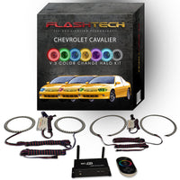 Chevrolet Cavalier V.3 Fusion Color Change LED Halo Headlight Kit 2003-2005