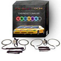 Chevrolet Cavalier V.3 Fusion Color Change LED Halo Headlight Kit 2003-2005