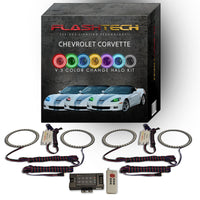Chevrolet Corvette V.3 Fusion Color Change LED Halo Headlight Kit 2005-2013