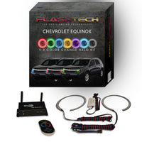 Chevrolet Equinox V.3 Fusion Color Change LED Halo Headlight Kit 2005-2009