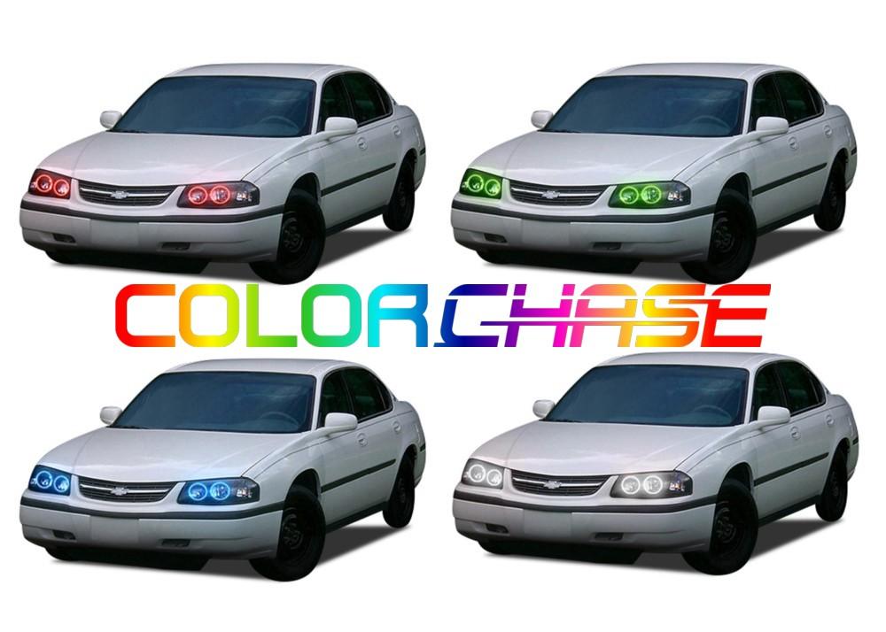 Chevrolet Impala ColorChase LED Halo Headlight Kit 2000-2005