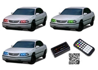 Chevrolet Impala V.3 Fusion Color Change LED Halo Headlight Kit 2000-2005