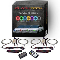 Chevrolet Impala V.3 Fusion Color Change LED Halo Headlight Kit 2000-2005