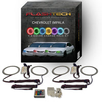 Chevrolet Impala V.3 Fusion Color Change LED Halo Headlight Kit 2000-2005