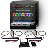 Chevrolet Impala V.3 Fusion Color Change LED Halo Headlight Kit 2000-2005