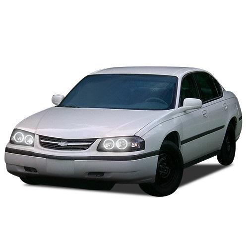 Chevrolet Impala White LED Halo Headlight Kit 2000-2005