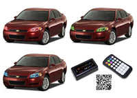 Chevrolet Impala V.3 Fusion Color Change LED Halo Headlight Kit 2006-2013