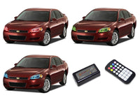 Chevrolet Impala V.3 Fusion Color Change LED Halo Headlight Kit 2006-2013