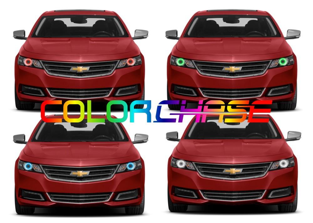 Chevrolet Impala ColorChase LED Halo Headlight Kit 2014-2016