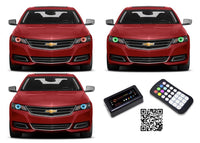 Chevrolet Impala V.3 Fusion Color Change LED Halo Headlight Kit 2014-2016