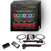 Chevrolet Impala V.3 Fusion Color Change LED Halo Headlight Kit 2014-2016
