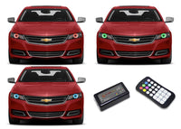 Chevrolet Impala V.3 Fusion Color Change LED Halo Headlight Kit 2014-2016