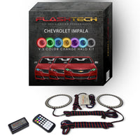 Chevrolet Impala V.3 Fusion Color Change LED Halo Headlight Kit 2014-2016