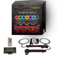 Chevrolet Impala V.3 Fusion Color Change LED Halo Headlight Kit 2014-2016