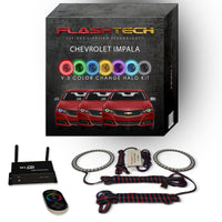 Chevrolet Impala V.3 Fusion Color Change LED Halo Headlight Kit 2014-2016