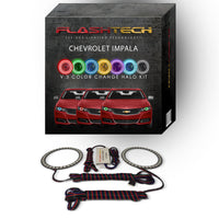Chevrolet Impala V.3 Fusion Color Change LED Halo Headlight Kit 2014-2016