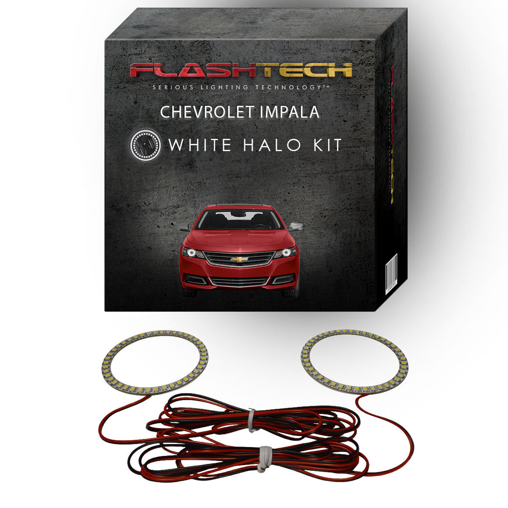 Chevrolet Impala White LED Halo Headlight Kit 2014-2016
