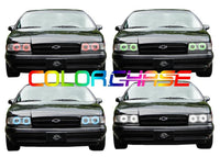 Chevrolet Impala ColorChase LED Halo Headlight Kit 1991-1996