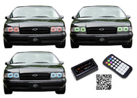 Chevrolet Impala V.3 Fusion Color Change LED Halo Headlight Kit 1991-1996