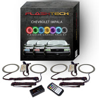 Chevrolet Impala V.3 Fusion Color Change LED Halo Headlight Kit 1991-1996