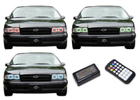 Chevrolet Impala V.3 Fusion Color Change LED Halo Headlight Kit 1991-1996